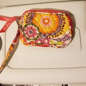 Vera Bradley Pink and Yellow Wallet